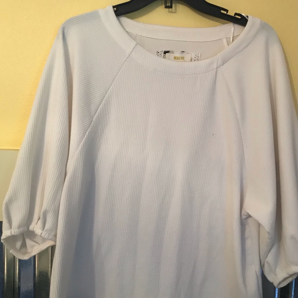 Anthropologie white top